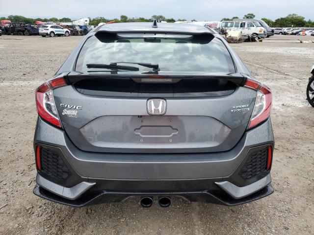 SHHFK7H97HU231229 - 2017 HONDA CIVIC SPORT TOURING GRAY photo 6