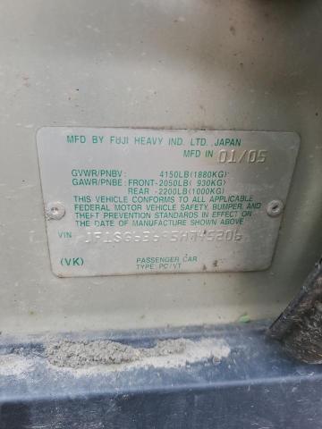 JF1SG63695H745206 - 2005 SUBARU FORESTER 2.5X GOLD photo 14