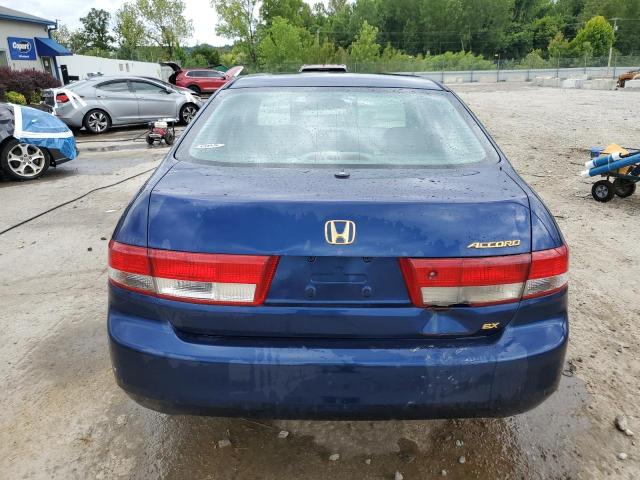 1HGCM56783A099394 - 2003 HONDA ACCORD EX BLUE photo 6