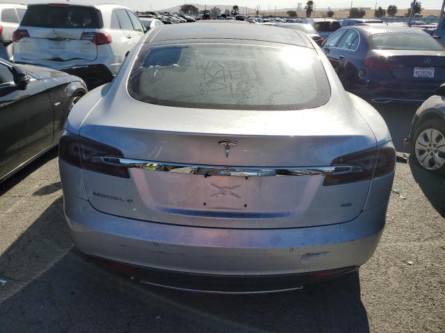 5YJSA1H10FF080421 - 2015 TESLA MODEL S 85 SILVER photo 6