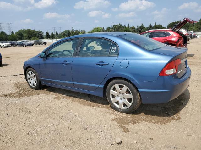 19XFA1F57BE001236 - 2011 HONDA CIVIC LX BLUE photo 2