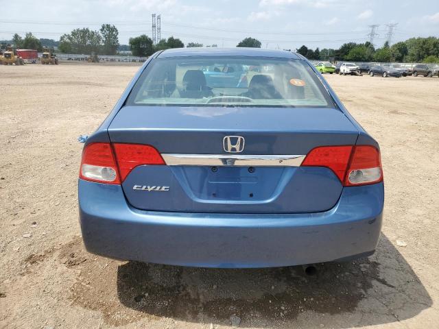 19XFA1F57BE001236 - 2011 HONDA CIVIC LX BLUE photo 6