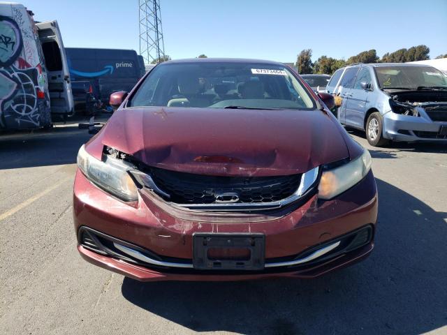 19XFB2F58DE268925 - 2013 HONDA CIVIC LX MAROON photo 5