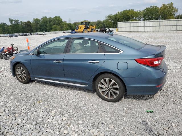 5NPE34AF6FH059640 - 2015 HYUNDAI SONATA SPORT BLUE photo 2