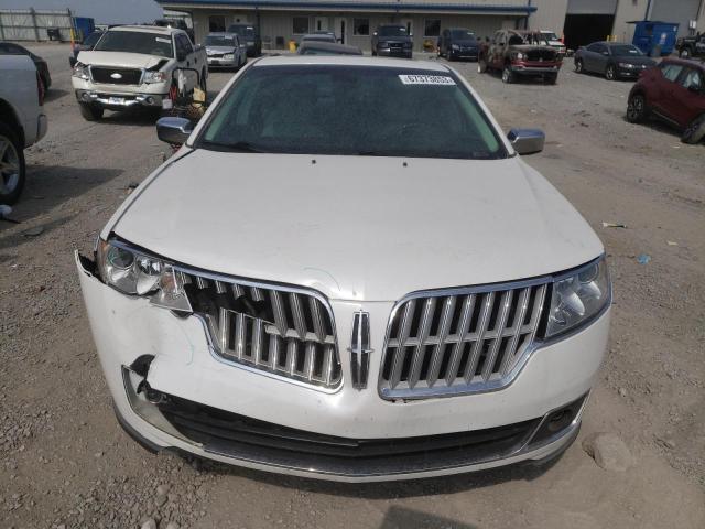 3LNDL2L35CR811092 - 2012 LINCOLN MKZ HYBRID WHITE photo 5