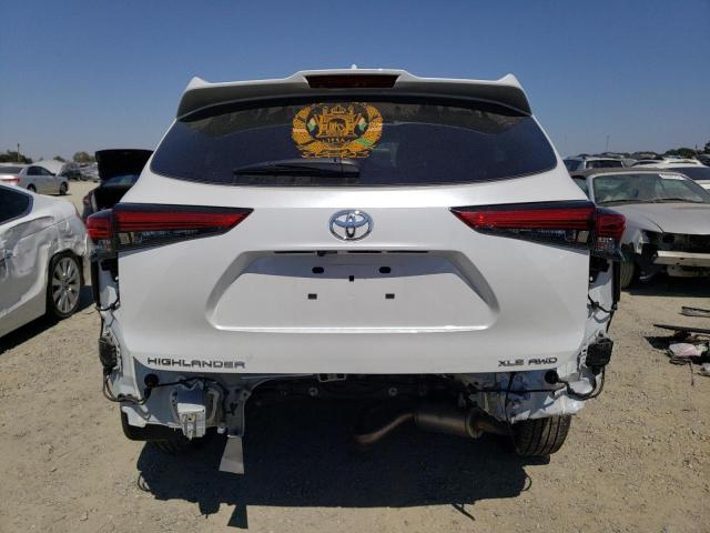 5TDHZRBH5NS209416 - 2022 TOYOTA HIGHLANDER XLE Ağ foto 6