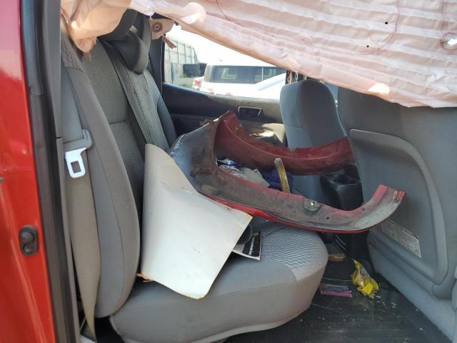 3TMLU4ENXEM157598 - 2014 TOYOTA TACOMA DOUBLE CAB RED photo 10