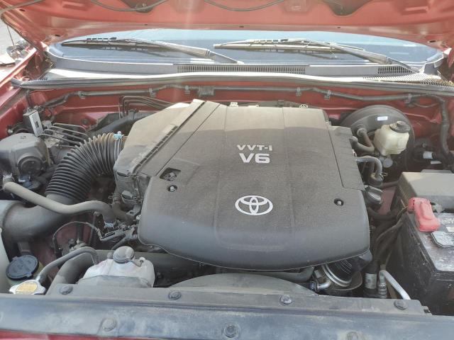 3TMLU4ENXEM157598 - 2014 TOYOTA TACOMA DOUBLE CAB RED photo 11