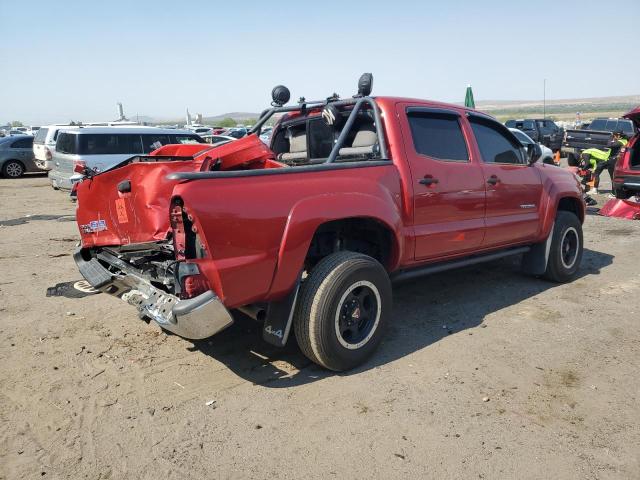 3TMLU4ENXEM157598 - 2014 TOYOTA TACOMA DOUBLE CAB RED photo 3
