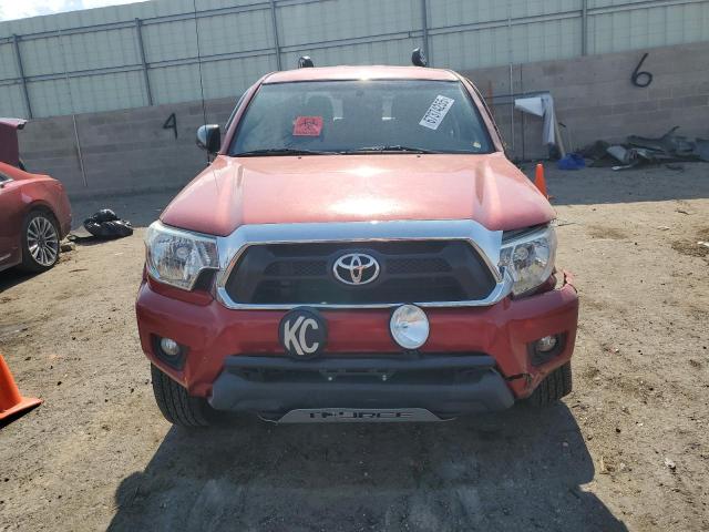 3TMLU4ENXEM157598 - 2014 TOYOTA TACOMA DOUBLE CAB RED photo 5