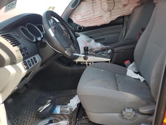 3TMLU4ENXEM157598 - 2014 TOYOTA TACOMA DOUBLE CAB RED photo 7