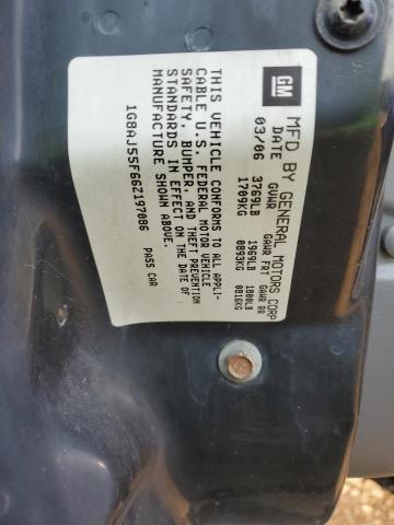 1G8AJ55F66Z197086 - 2006 SATURN ION LEVEL 2 BLUE photo 12