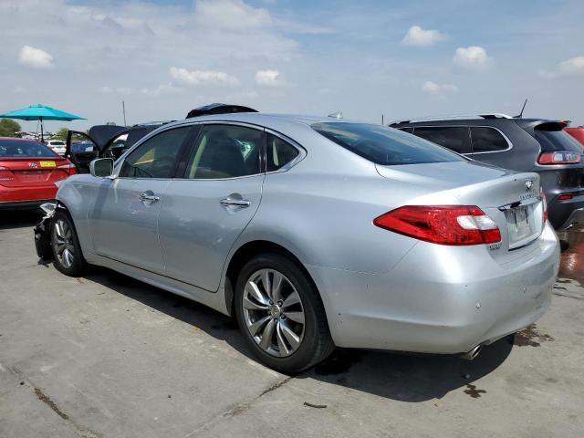 JN1BY1AR4DM601434 - 2013 INFINITI M37 X SILVER photo 2