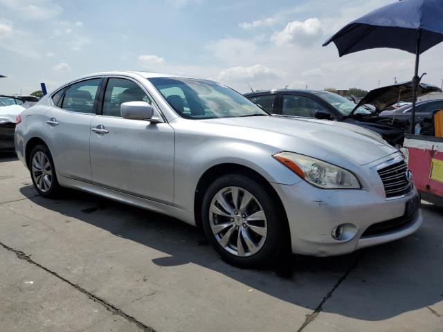 JN1BY1AR4DM601434 - 2013 INFINITI M37 X SILVER photo 4