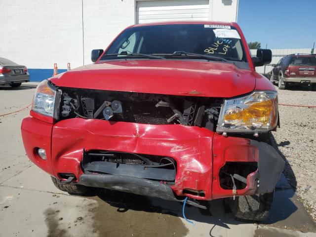 1N6BA0EC3CN313329 - 2012 NISSAN TITAN S RED photo 5