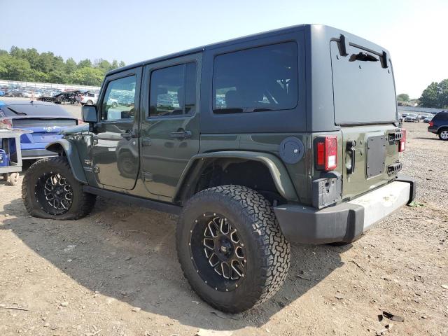 1C4HJWEG8FL748060 - 2015 JEEP WRANGLER U SAHARA GREEN photo 2