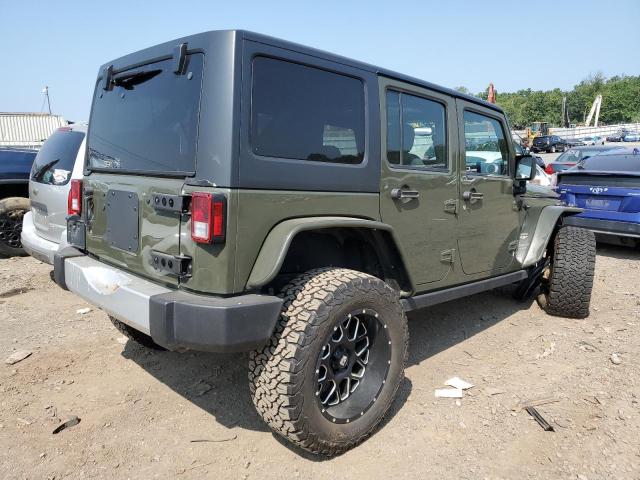 1C4HJWEG8FL748060 - 2015 JEEP WRANGLER U SAHARA GREEN photo 3