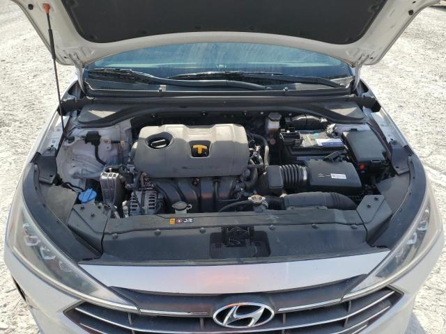 KMHD84LF2KU858028 - 2019 HYUNDAI ELANTRA SEL SILVER photo 11