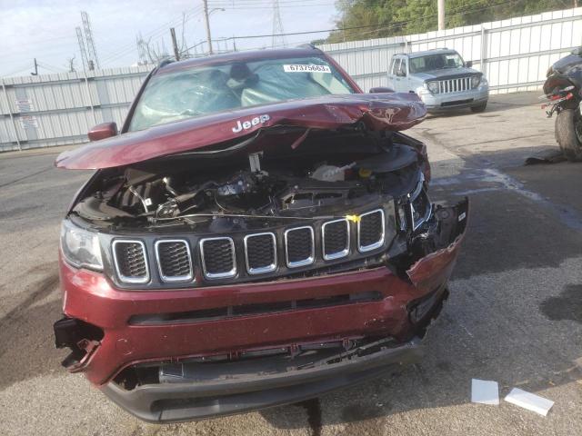 3C4NJDBB2MT503305 - 2021 JEEP COMPASS LATITUDE RED photo 5