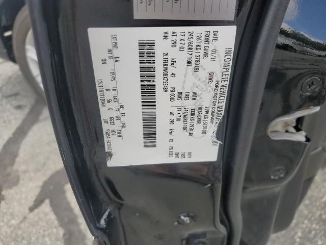 2L1FL8JW0BX755489 - 2011 LINCOLN TOWN CAR EXECUTIVE Schwarz Foto 12