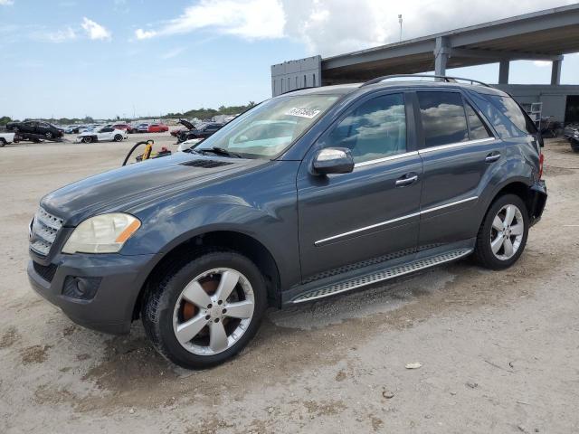 4JGBB8GB7AA575518 - 2010 MERCEDES-BENZ ML 350 4MATIC BLUE photo 1