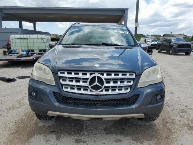 4JGBB8GB7AA575518 - 2010 MERCEDES-BENZ ML 350 4MATIC BLUE photo 5