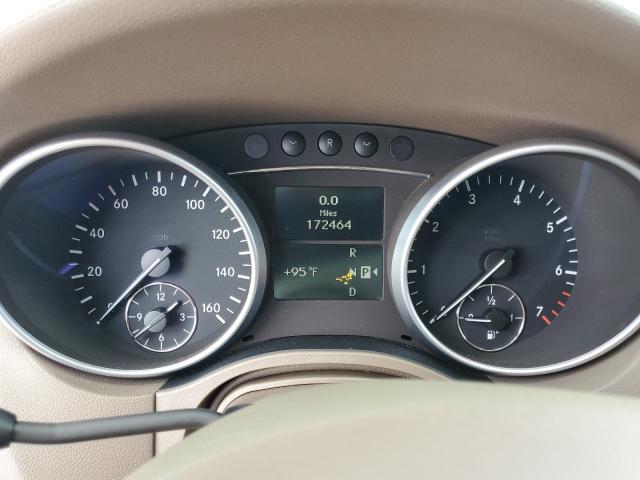 4JGBB8GB7AA575518 - 2010 MERCEDES-BENZ ML 350 4MATIC BLUE photo 9