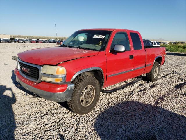 1GTEK19T2YE231404 - 2000 GMC NEW SIERRA K1500 RED photo 1