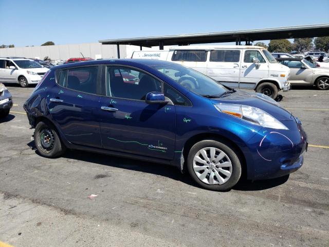 1N4BZ0CP6HC309642 - 2017 NISSAN LEAF S BLUE photo 4