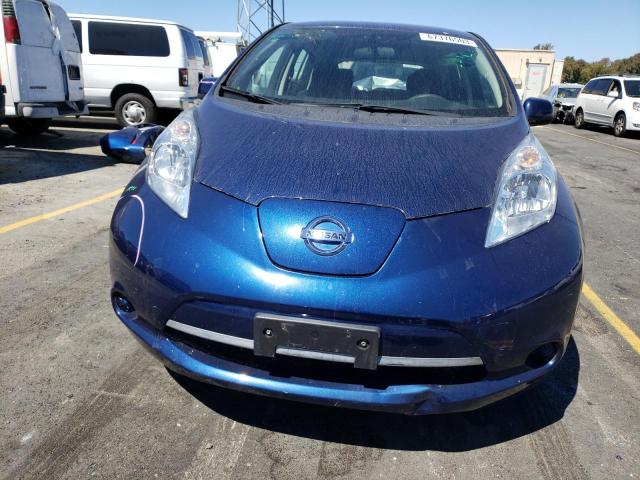 1N4BZ0CP6HC309642 - 2017 NISSAN LEAF S BLUE photo 5