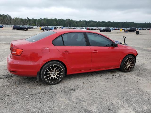 3VW2K7AJ7FM357732 - 2015 VOLKSWAGEN JETTA BASE წითელი ფოტო 3