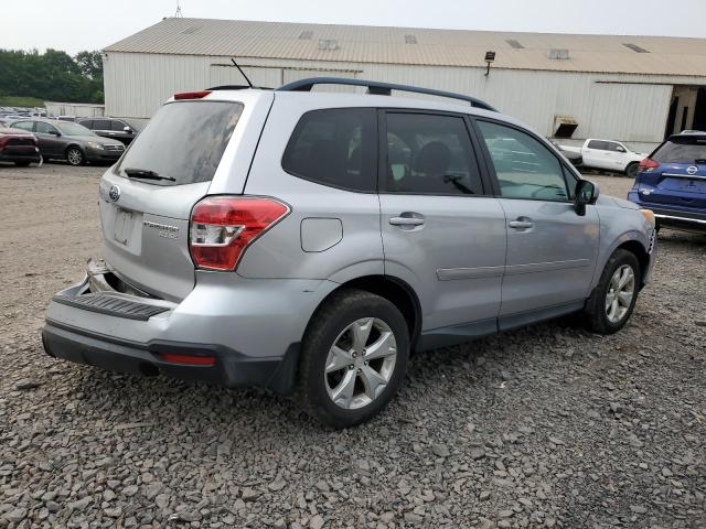 JF2SJADC7FH402982 - 2015 SUBARU FORESTER 2.5I PREMIUM SILVER photo 3