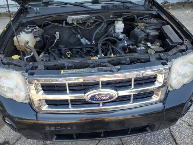 1FMCU0D78BKB74295 - 2011 FORD ESCAPE XLT BLACK photo 11