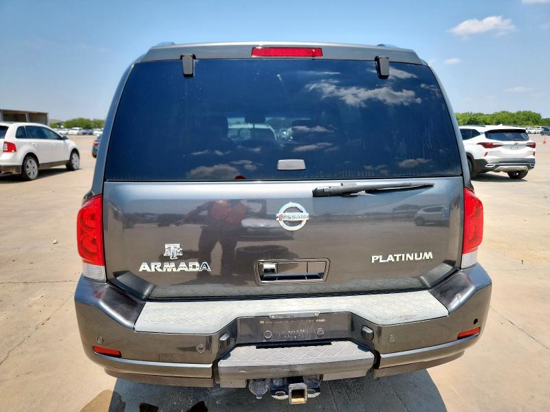 5N1AA0NE0AN619901 - 2010 NISSAN ARMADA PLATINUM GRAY photo 6
