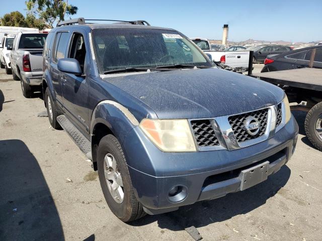 5N1AR18W35C716644 - 2005 NISSAN PATHFINDER LE BLUE photo 4
