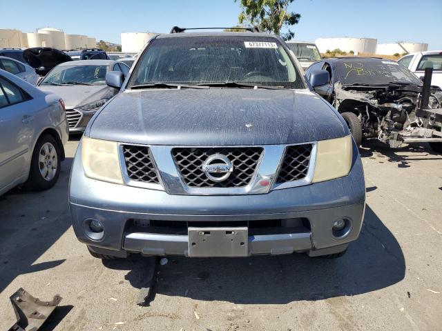 5N1AR18W35C716644 - 2005 NISSAN PATHFINDER LE BLUE photo 5