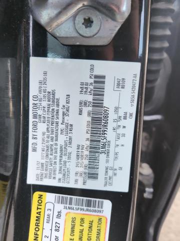 3LN6L5F99JR608097 - 2018 LINCOLN MKZ RESERVE 黑色 照片 12