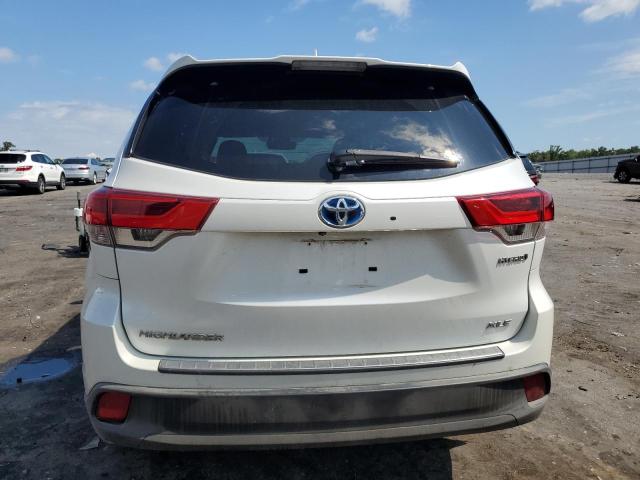 5TDJGRFH6HS033837 - 2017 TOYOTA HIGHLANDER HYBRID WHITE photo 6