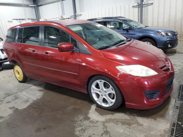 JM1CR293390343393 - 2009 MAZDA 5 MAROON photo 4