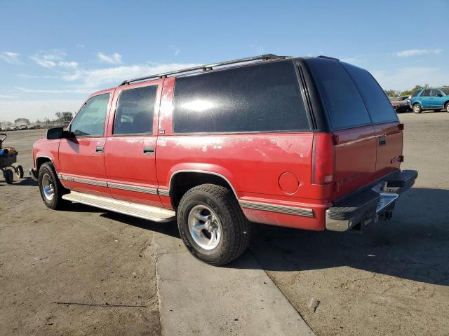 1GKEC16K0SJ705586 - 1995 GMC SUBURBAN C1500 RED photo 2