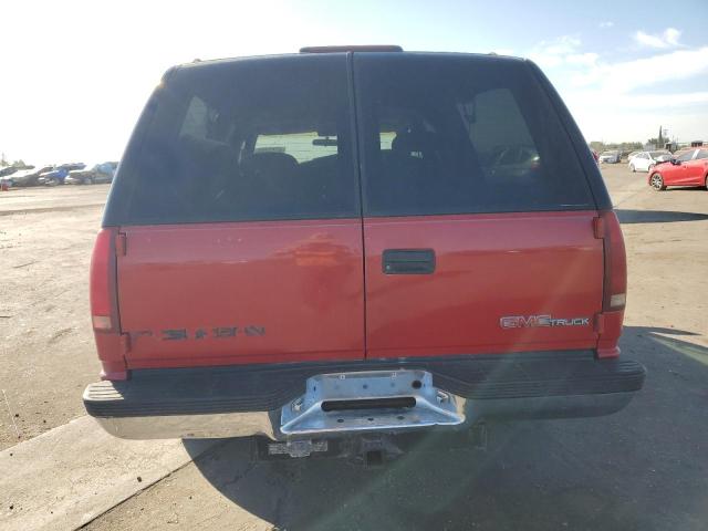 1GKEC16K0SJ705586 - 1995 GMC SUBURBAN C1500 RED photo 6