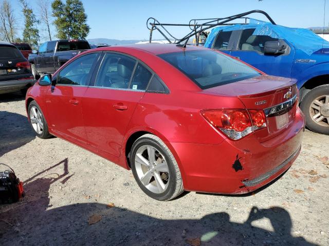 1G1PG5SC0C7337500 - 2012 CHEVROLET CRUZE LT RED photo 2