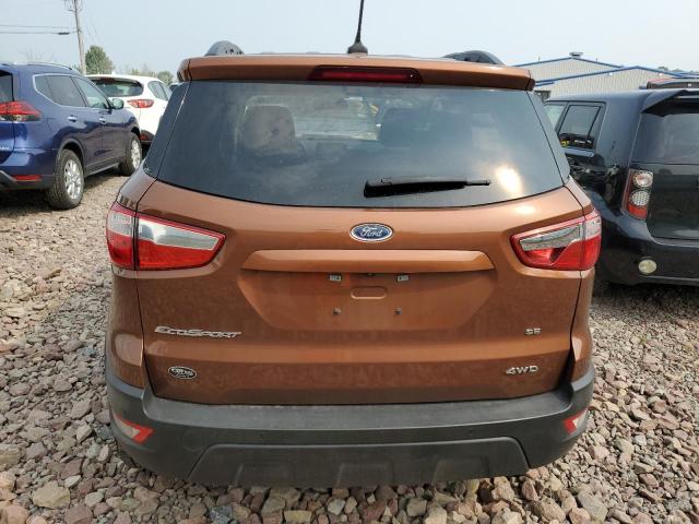 MAJ6P1UL9JC243957 - 2018 FORD ECOSPORT SE Pomarańczowy zdjęcie 6