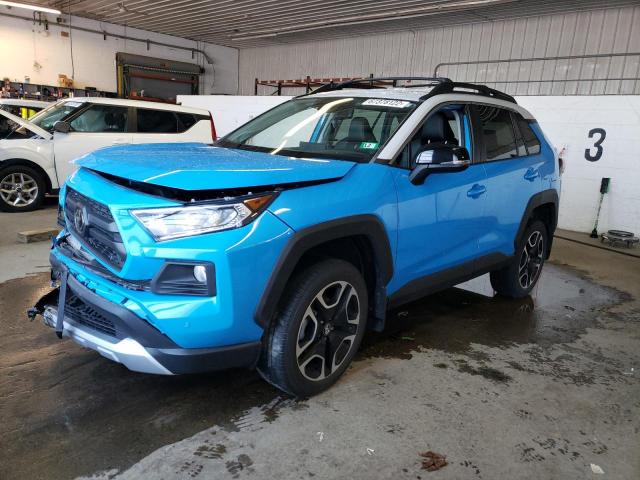 2T3J1RFV2KC058815 - 2019 TOYOTA RAV4 ADVENTURE BLUE photo 1