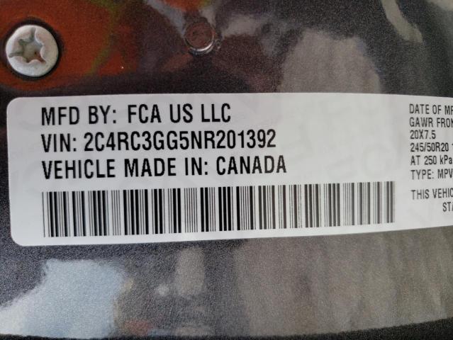 2C4RC3GG5NR201392 - 2022 CHRYSLER PACIFICA LIMITED GRAY photo 14