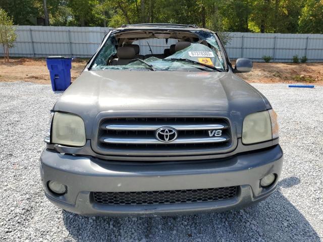 5TDZT38AX4S216292 - 2004 TOYOTA SEQUOIA LIMITED GRAY photo 5