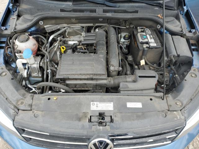 3VW2B7AJ9JM259455 - 2018 VOLKSWAGEN JETTA S BLUE photo 11