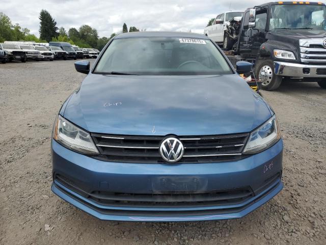 3VW2B7AJ9JM259455 - 2018 VOLKSWAGEN JETTA S BLUE photo 5
