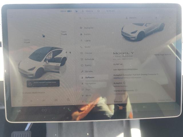 7SAYGDEE1PF603564 - 2023 TESLA MODEL Y Biały zdjęcie 9