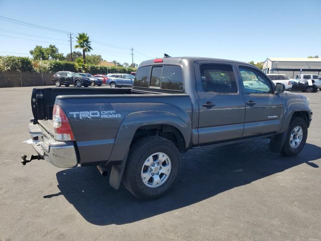 3TMJU4GN0FM177719 - 2015 TOYOTA TACOMA DOUBLE CAB PRERUNNER GRAY photo 3